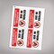 Avery Oxygen in Use No Smoking Sign Label Stickers, Waterproof, UV Resistant, Preprinted, 5" x 3.5", 8 Stickers